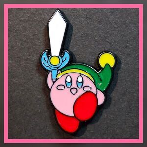 Nintendo Kirby Sword 1" Enamel Pin